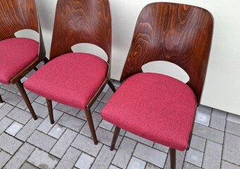 Retro designové židle TON 4ks TOP STAV - 9