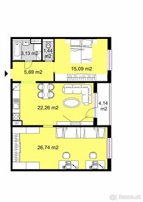 Nové 2 a 3 izb. byty v projekte KONGRES Strážske - 9