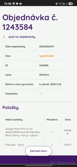 Google Pixel 9 Pro XL 16GB/250GB - 9