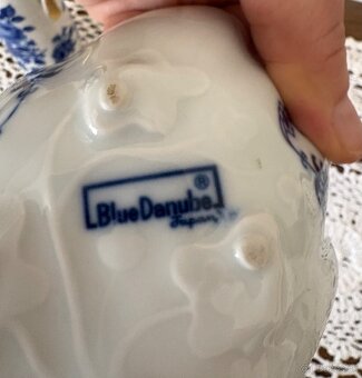 MODROBIELY PORCELÁN A SKLO DO ZBIERKY - 9