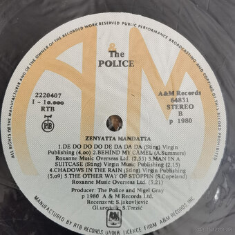 Predám zahraničné LP platne Genesis,Police - 9