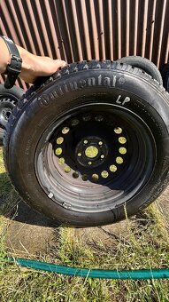 Predám plechové disky 15" 6Jx15H2 ET47 - 9