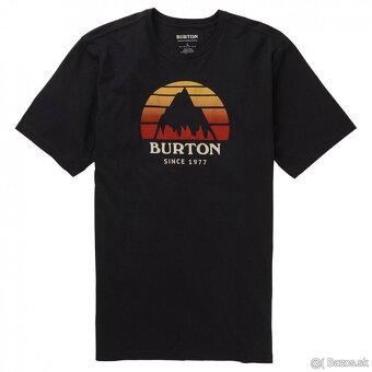 TRIČKO ČIERNE zn. BURTON veľ. M + darček - 9