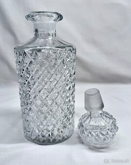 Retro Whisky Karafa dekanter +6 poharov (nepoužívané) - 9
