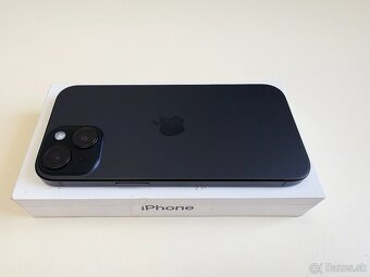 APPLE IPHONE 15 128GB BLACK,ZDRAVIE BATERKY 100% - 9