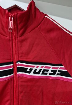NOVA Guess Britney ruzova a cervena logovana mikina - 9