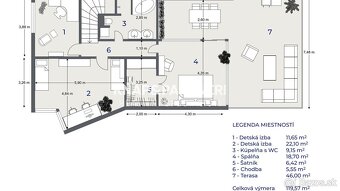 NOVOSTAVBA, AMFIK HOUSE, MEZONETOVÝ 4 IZBOVÝ BYT „D“ S TERAS - 9