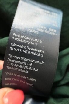 TOMMY HILFIGER MONOGRAM krasne zelene dlhe saty M/L - 9