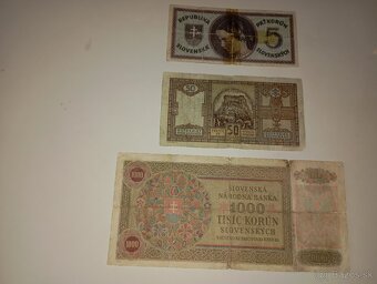 BANKOVKY 40. LÉTA, SLOVENSKÝ ŠTÁT, VŠE NEPERFOROVANÉ - 9