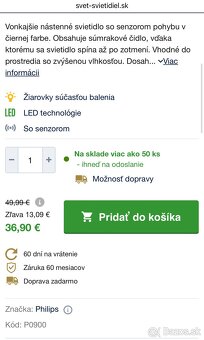 Nástenné svietidlo Philips - 9