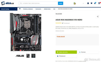 Herná doska ASUS MAXIMUS VIII HERO Z170, socket 1151 - 9