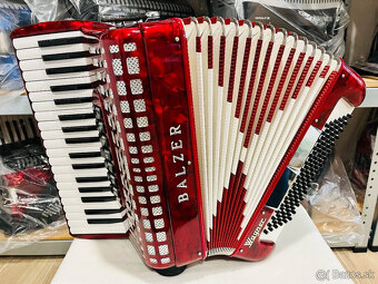 Predám krásny Taliansky akordeón Balzer Wagner 96 basový, to - 9