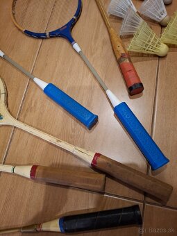 Retro bedmintonove rakety - 9