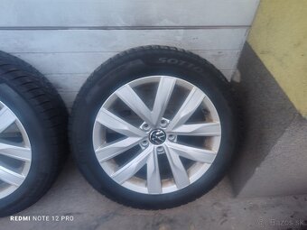 5x112 R17, 7J ET38, zimná sada s pneu 215/55 R17 - 9