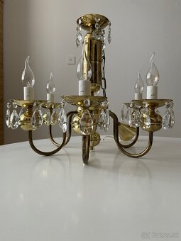 opravený kryštálový luster - 9