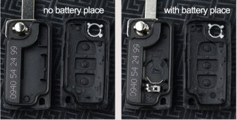 Peugeot & Citroen obal autokľúča - 9