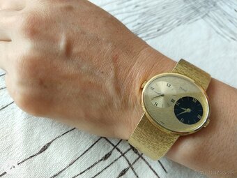 Exkluzívne Zlaté Hodinky PIAGET Dual Time 18k/750 - 9