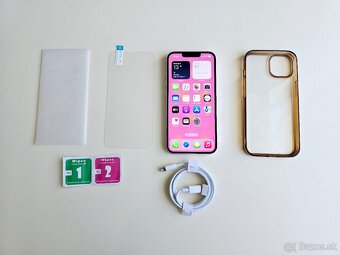 APPLE IPHONE 13 PINK 128GB,ZDRAVIE BATERKY 100% - 9