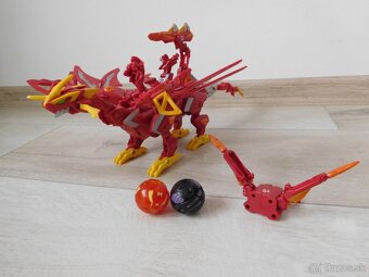 Bakugan drak červený-  30 cm, - 9