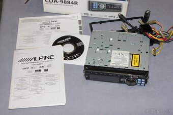 autorádio Apline  CDE-9884R  RDS MP3/WMA/AAC s CD prijimač - 9