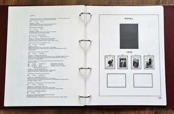 Nepál albumové listy 1881-1975 album znamky - 9