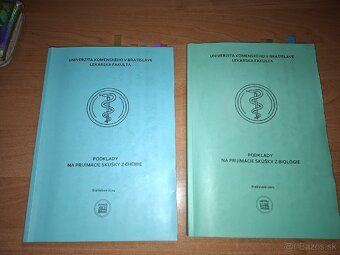 Maturitné knižky + modelovky na lekárske fakulty - 9