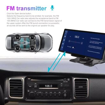 Autorádio s CarPlay/Android Auto/Bluetooth/FM – 2K - 9