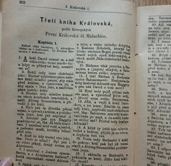 Starožitná Biblia Česká - 9