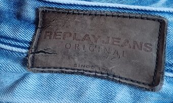 Replay modré slim fit - 9