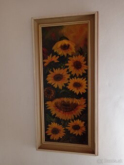 Obrazy, maľované, rám, starožitnosti - 9