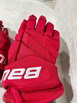 ✅ TOP RUKAVICE BAUER VAPOR 1 X PRO LITE č. 14 - 36 CM - RED✅ - 9