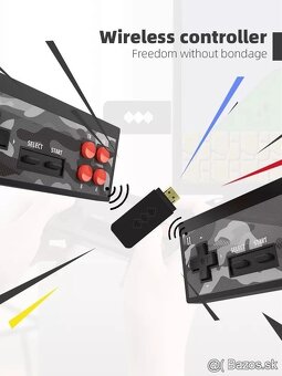 Bezdrôtová herná konzola - nová - viac ako 1700 hier - 9