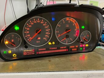 Budíky prístrojový panel BMW E39 M5 Tachometer 300km/h - 9