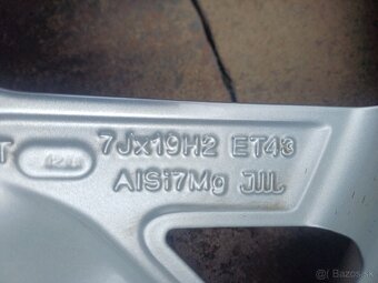 org.hlinikové disky Škoda Kodiaq--7Jx19-ET-43---5x112 - 9