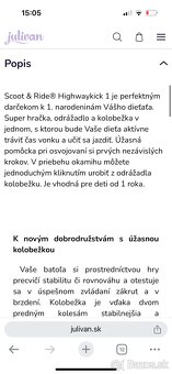 Odrážadlo kolobežka 2v1 Scott and ride - 9