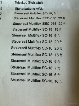 MULTIFLEX Kábel na ovládanie motora - 9