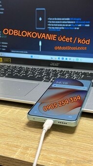 Servis Mobilných telefónov Tablety Odblokovanie účtu vzor - 9