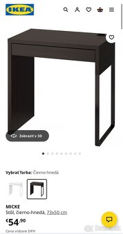 Písací stôl- Ikea-Micke - 9