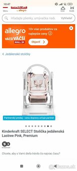 Jedálenská stolička kinderkraft - 9