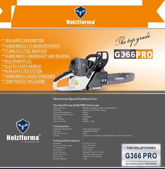 Holzfforma G366 PRO Stihl MS 360 - 9