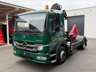 MERCEDES-BENZ ATEGO 1218 HÁKOVÝ NOSIČ 100 HYDRAULICKÁ RUKA - 9