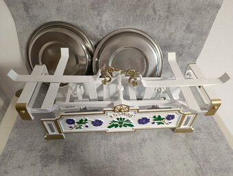 Staré ale krásně zrenovované 5kg dvoumiskové váhy KOSMOS - 9