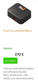 Worx Landroid M500 plus WR165E v plnej vybave a zaruke - 9