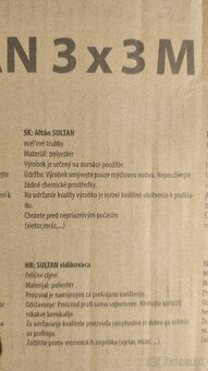 Altánok SULTAN, 3 × 3 m, antracit - 9