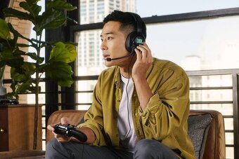 Headset JBL Quantum 400 čierny - 9