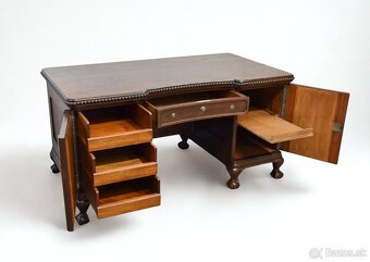 Psací stůl- starožitný nábytok - 9