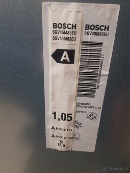Umývačka riadu BOSCH 60cm - 9