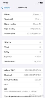 Apple iPhone 11, 64GB, RED, batéria 84% - 9
