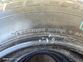 205 R16 C 110/108R letné pneumatiky, Dot 1918 - 9
