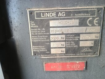 Vysokozdvizny vozik LINDE H30D - 02 - 9